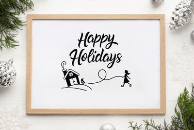 Happy holidays SVG Angelina750 