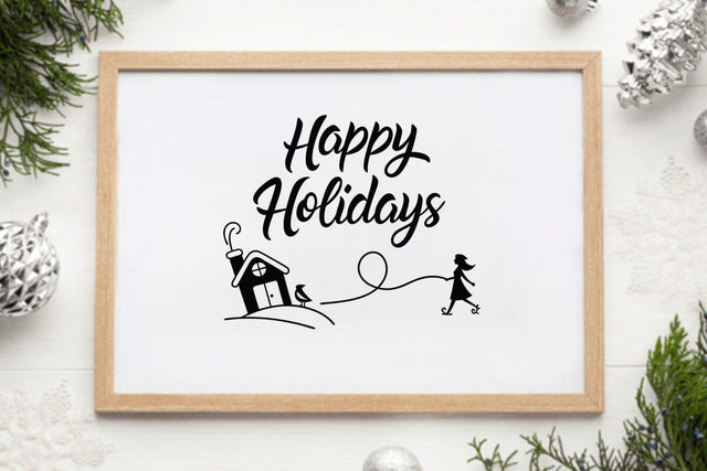 Happy holidays SVG Angelina750 