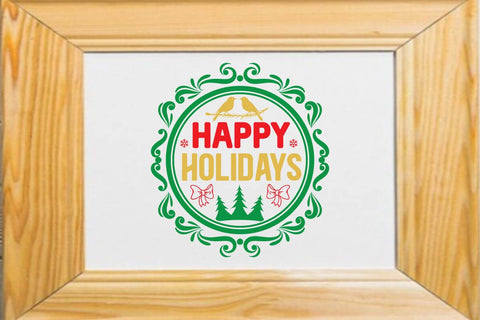 Happy holidays SVG Angelina750 