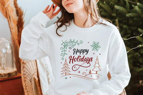 Happy holidays SVG Angelina750 