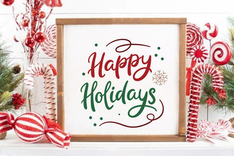 Happy holidays SVG Angelina750 