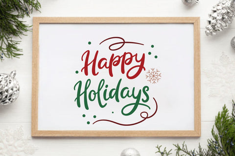 Happy holidays SVG Angelina750 
