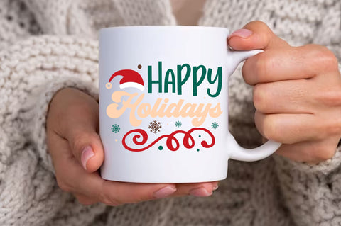 Happy holidays Svg Design SVG Regulrcrative 
