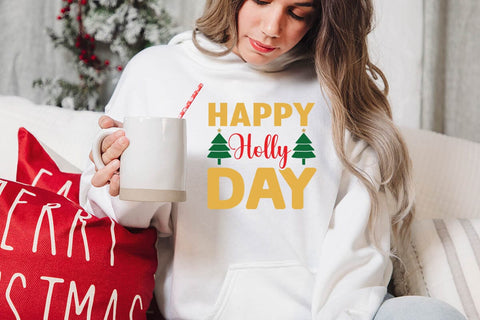 happy holly day SVG Angelina750 