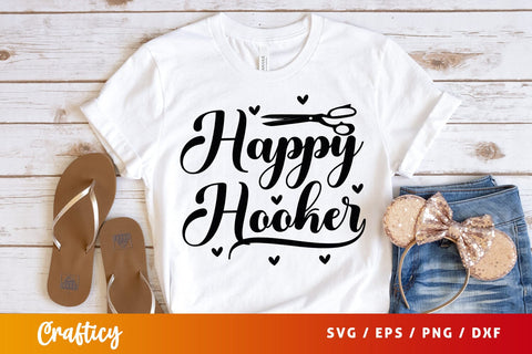 Happy hooker T shirt SVG Design SVG Designangry 