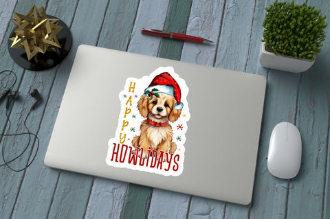 Happy howlidays Sticker Design Sublimation Regulrcrative 