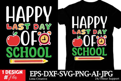Happy Last Day Of School T-shirt Design Sublimation Insomnia Std 