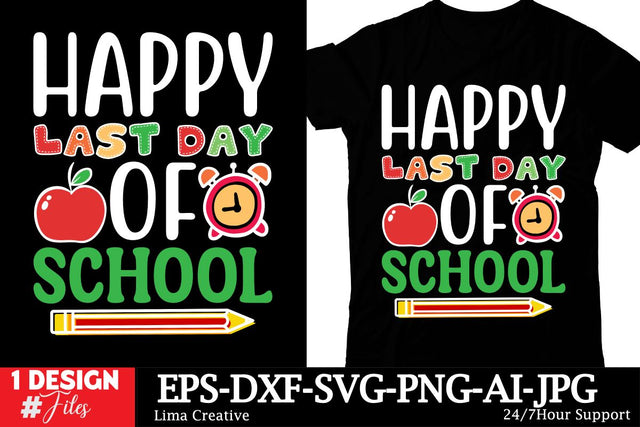 Happy Last Day Of School T-shirt Design Sublimation Insomnia Std 