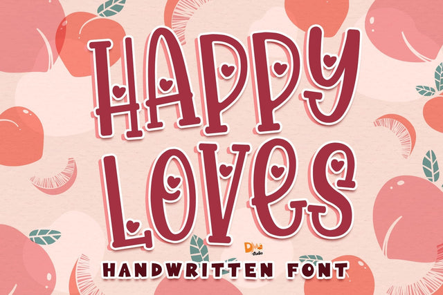 Happy Loves Font Dm Letter Studio 