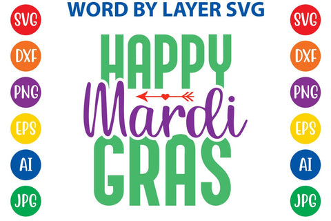 Happy Mardi Gras SVG DESIGN SVG Rafiqul20606 