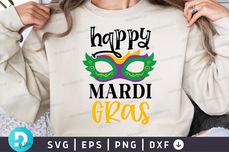 Happy mardi gras SVG Design SVG Regulrcrative 