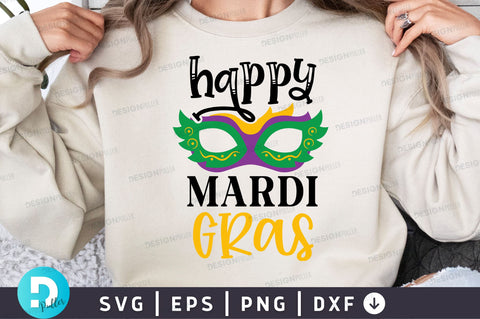 Happy mardi gras SVG Design SVG Regulrcrative 