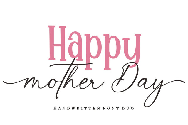 Happy Mother Day Font Studio Rhd Store 