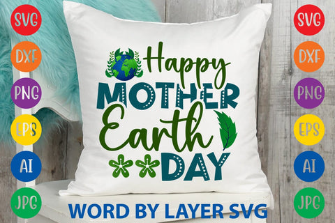 Happy Mother Earth Day SVG DESIGN SVG Rafiqul20606 
