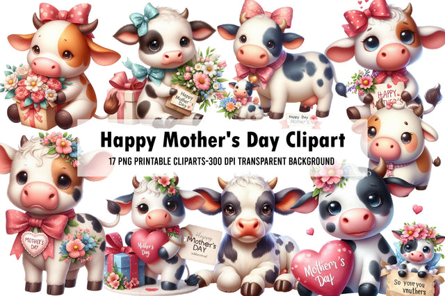 Happy Mother's Day Clipart Sublimation Rupkotha 