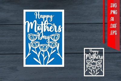 Happy Mothers Day, Mother Day Papercut SVG zafrans studio 