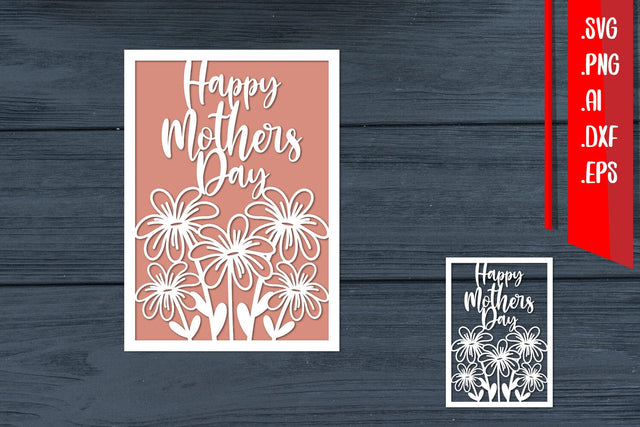 Happy Mothers Day, Mother Day Papercut SVG zafrans studio 