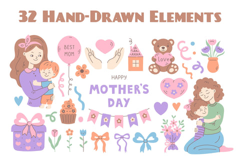 Happy Mother's Day PNG Clipart Sublimation Rin Green 