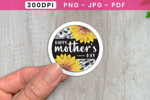 Happy Mothers Day PNG Printable Stickers Sublimation CraftLabSVG 