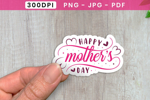 Happy Mother's Day PNG Sticker Sublimation CraftLabSVG 