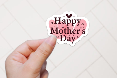Happy Mother's Day Printable Sticker Sublimation CraftLabSVG 