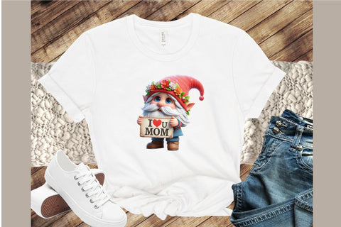 Happy Mother's Day Quotes of Gnome Sublimation designartist 