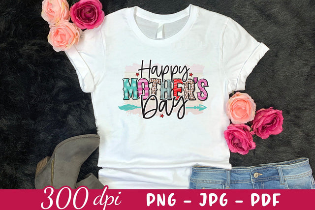 Happy Mother's Day Sublimation Design Sublimation CraftLabSVG 