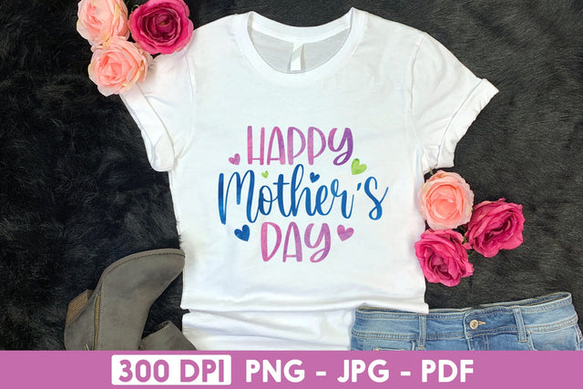 Happy Mother's Day Sublimation Design Sublimation CraftLabSVG 