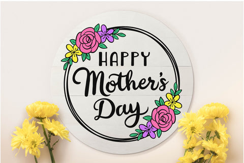 Happy Mother's Day SVG | Print & Cut | Sublimation SVG So Fontsy Design Shop 