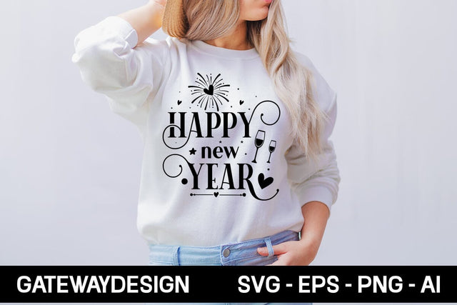 Happy New Year 1 svg design SVG designmaster24 