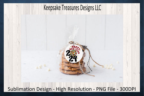 Happy New Year 2024, Retro Disco Ball, Sublimation PNG Printable, 2024 Happy New Year T-Shirt PNG, Digital Download, Printable PNG Sublimation Keepsake Treasures Designs LLC. 