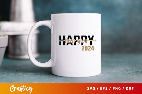 Happy new year 2024 SVG Design SVG Designangry 