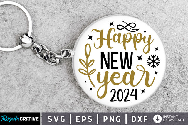 Happy new year 2024 Svg Design SVG Regulrcrative 