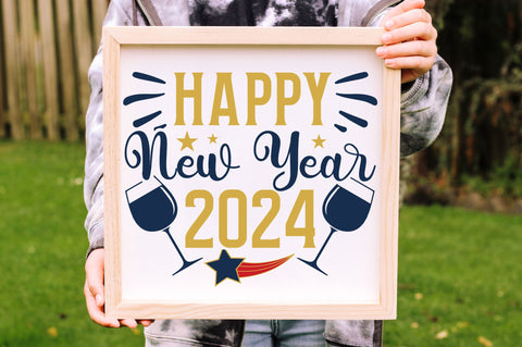 Happy new year 2024 svg design SVG Regulrcrative 