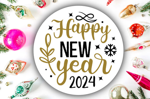 Happy new year 2024 Svg Design SVG Regulrcrative 