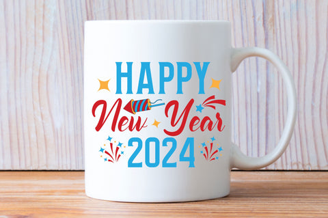 Happy new year 2024 svg design SVG Regulrcrative 