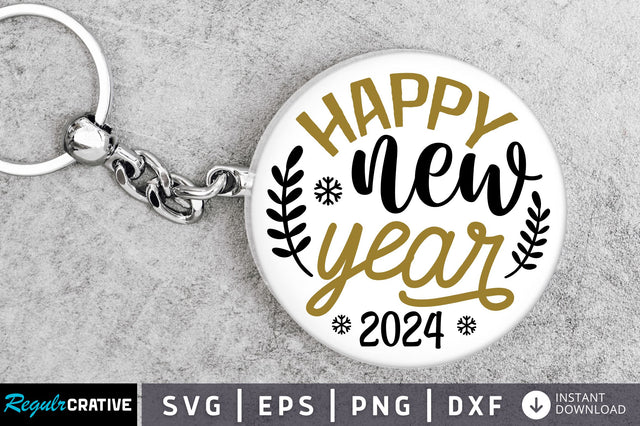 Happy new year 2024 Svg Design SVG Regulrcrative 
