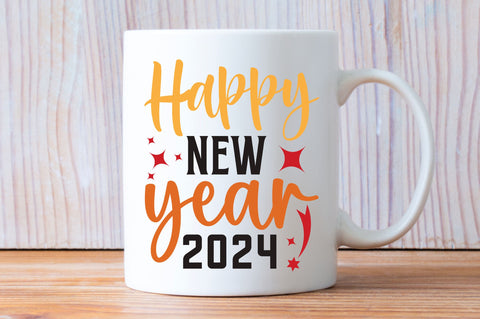Happy new year 2024 svg design SVG Regulrcrative 