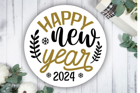 Happy new year 2024 Svg Design SVG Regulrcrative 