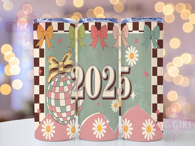 Happy New Year 2025 Celebration Tumbler, New Year Tumbler, Happy New Year 2025, 20oz Wrap, New Year Celebration, Festive Drinkware, New Year's Eve Gift, Holiday Decor Sublimation SvggirlplusArt 