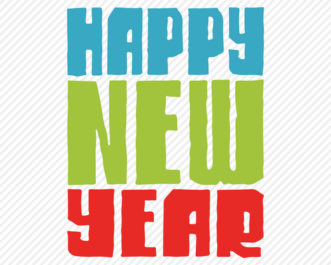 Happy New Year 2025 | Christmas SVG SVG Texas Southern Cuts 