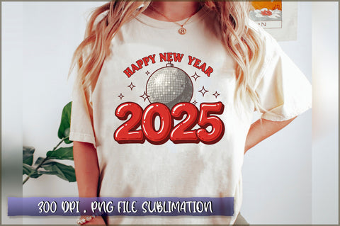 Happy New Year 2025 PNG Sublimation Shetara Begum 