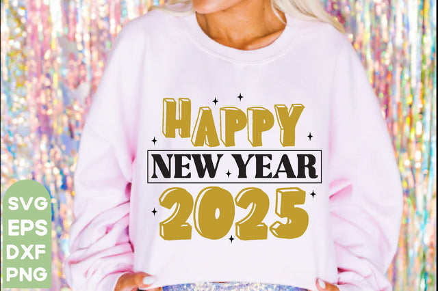 Happy New Year 2025,New Year SVG Bundle, 2025Svg, New Years Eve Shirt, SVG farhad farhad 