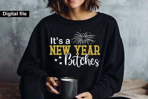 Happy New Year 2026 svg, New Year Bundle, Funny new year, New year party outfit SVG Isabella Machell 