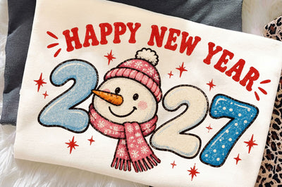 Happy New Year 2027 Sublimation Sublimation SVGista 