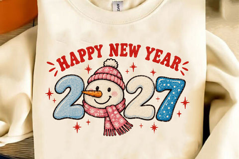 Happy New Year 2027 Sublimation Sublimation SVGista 