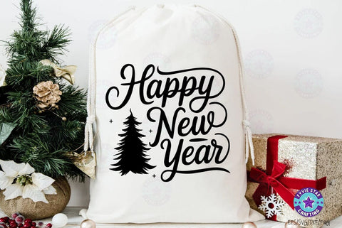 Happy new year, Christmas SVG Design, Christmas Holidays T-shirt SVG FiveStarCrafting 
