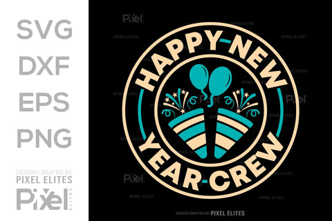 Happy New Year Crew SVG Happy New Year Finally Tshirt Bundle New Year celebration New Year Quote Design SVG ETC Craft 