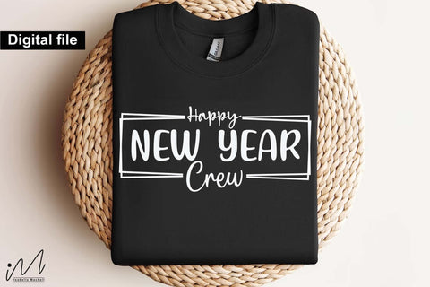 Happy new year crew svg, New year t shirt svg, Funny New year cut files, New year gift shirt svg, New Years Party, Cosy Season svg SVG Isabella Machell 