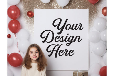 Happy New Year Mockups, New Year Mockup, Happy New Year Girl Mockups SVG sublimationhouse29 